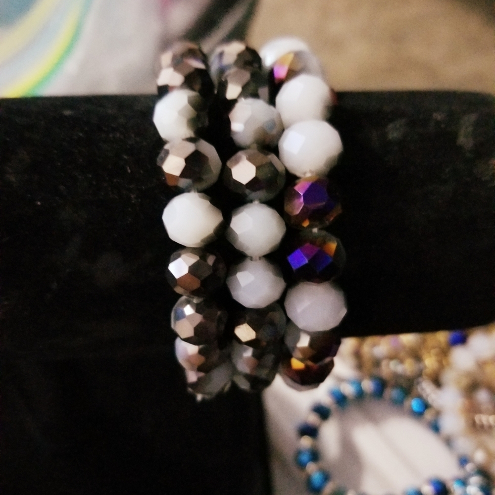 Stretch /silver /with Metallic